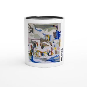 Art Mug, Ceramic Mug, Original Artwork on a Mug