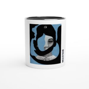 Audrey Hepburn Mug, Ceramic Mug, Original Artwork on a Mug