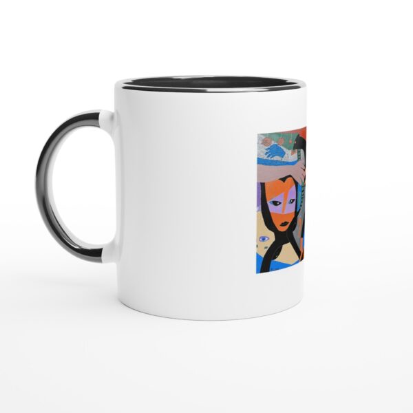 Art Mug, Ceramic Mug, Original Artwork on a Mug