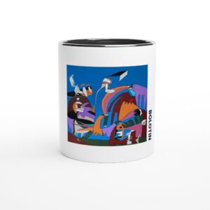 Art Mug, Ceramic Mug, Original Artwork on a Mug