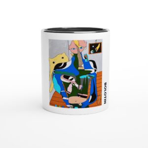 Art Mug, Ceramic Mug, Original Artwork on a Mug