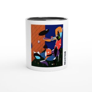 Art Mug, Ceramic Mug, Original Artwork on a Mug