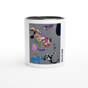 Art Mug, Ceramic Mug, Original Artwork on a Mug