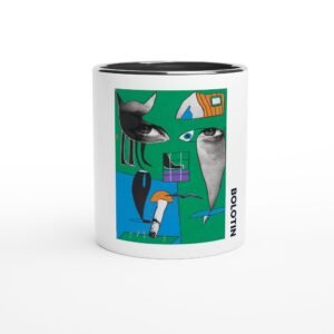 Art Mug, Ceramic Mug, Original Artwork on a Mug