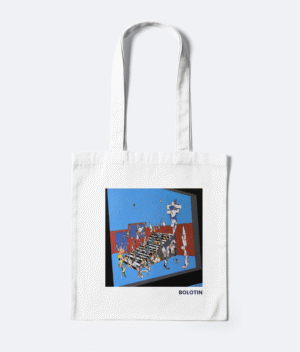 Art Tote Bag, Original Artwork on a Tote Bag