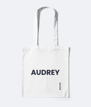 Audrey Hepburn Tote Bag, Original Artwork on a Tote Bag