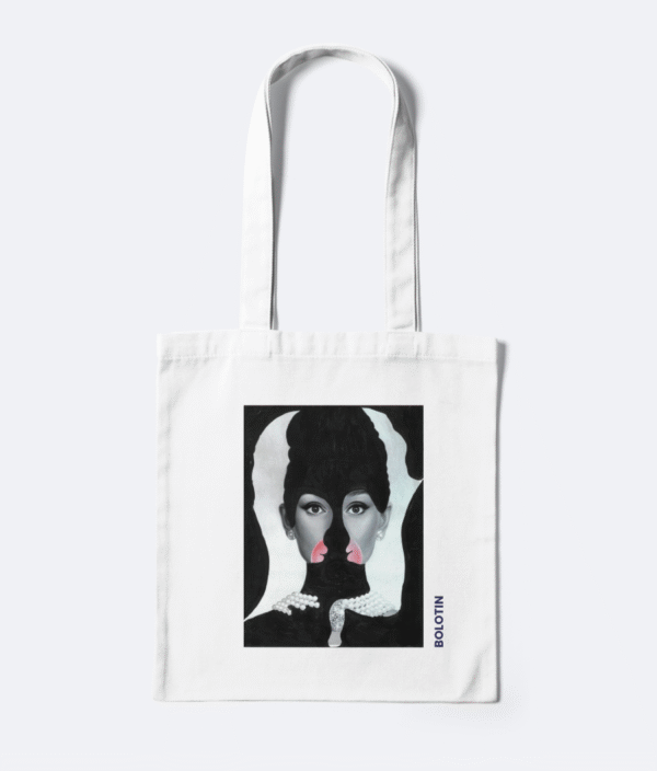 Audrey Hepburn Tote Bag, Original Artwork on a Tote Bag