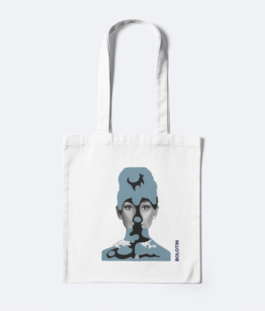 Audrey Hepburn Tote Bag, Original Artwork on a Tote Bag
