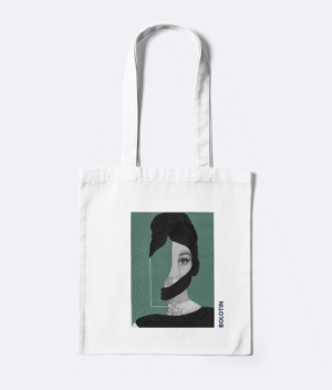 Audrey Hepburn Tote Bag, Original Artwork on a Tote Bag