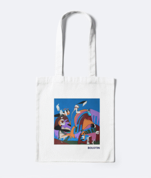 Art Tote Bag, Original Artwork on a Tote Bag