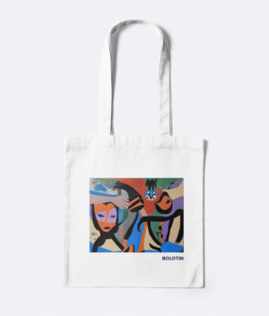 Art Tote Bag, Original Artwork on a Tote Bag