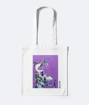 Art Tote Bag, Original Artwork on a Tote Bag