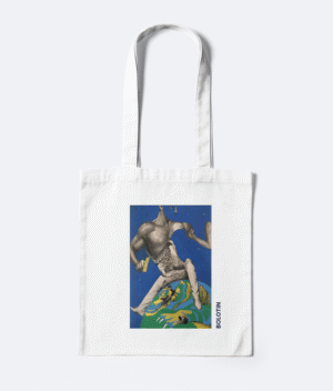Art Tote Bag, Original Artwork on a Tote Bag