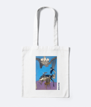 Art Tote Bag, Original Artwork on a Tote Bag