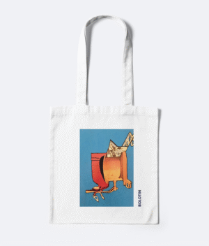 Art Tote Bag, Original Artwork on a Tote Bag