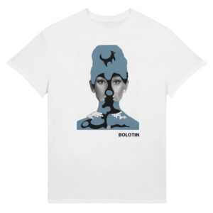 Audrey Hepburn T-Shirt, Art Tshirt, Original Painting on a Tshirt