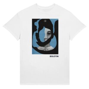 Audrey Hepburn T-Shirt, Art Tshirt, Original Painting on a Tshirt