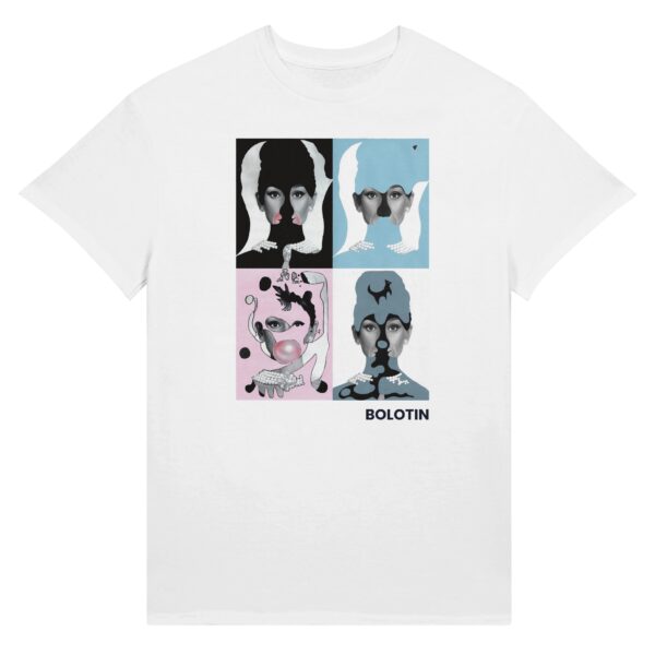 Audrey Hepburn T-Shirt, Art Tshirt, Original Painting on a Tshirt