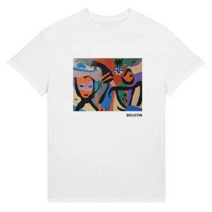 Art T-Shirt, Art Tshirt, Original Painting on a Tshirt