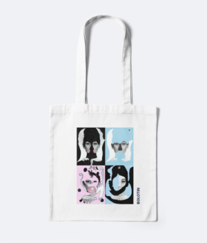 Audrey Hepburn Tote Bag, Original Artwork on a Tote Bag