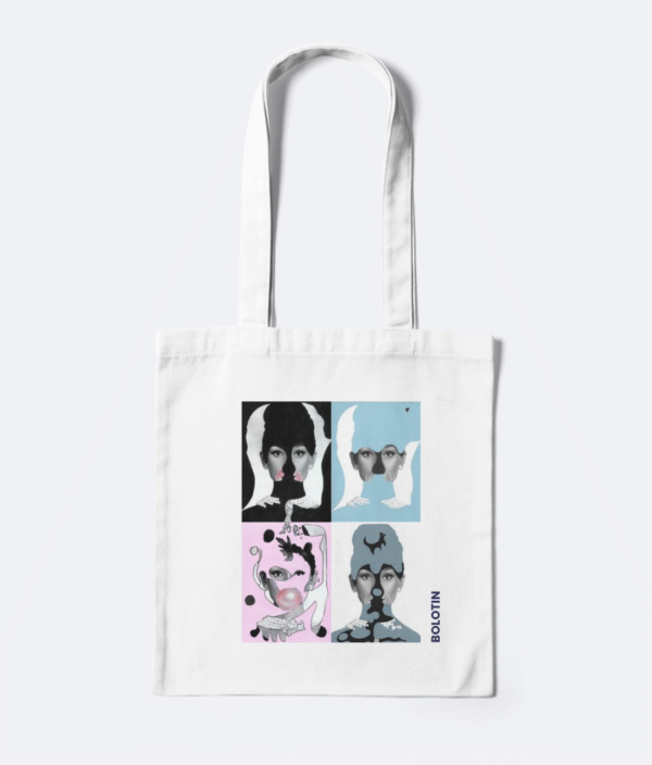 Audrey Hepburn Tote Bag, Original Artwork on a Tote Bag